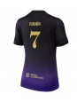 Ženski Nogometna dresi replika Barcelona Fermin Lopez #7 Gostujoči 2026-27 Kratek rokav Ženski Nogometna dresi replika Barcelona Fermin Lopez #7 Gostujoči 2026-27 Kratek rokav